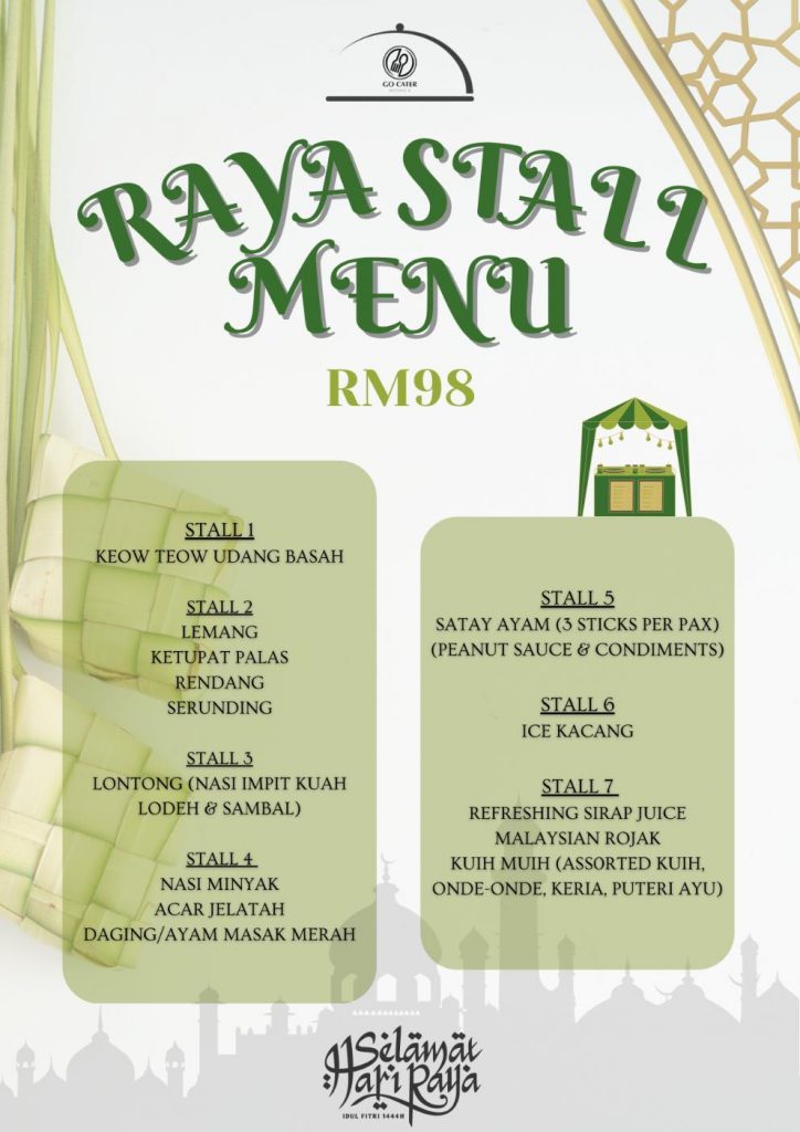 Menu - GoCater